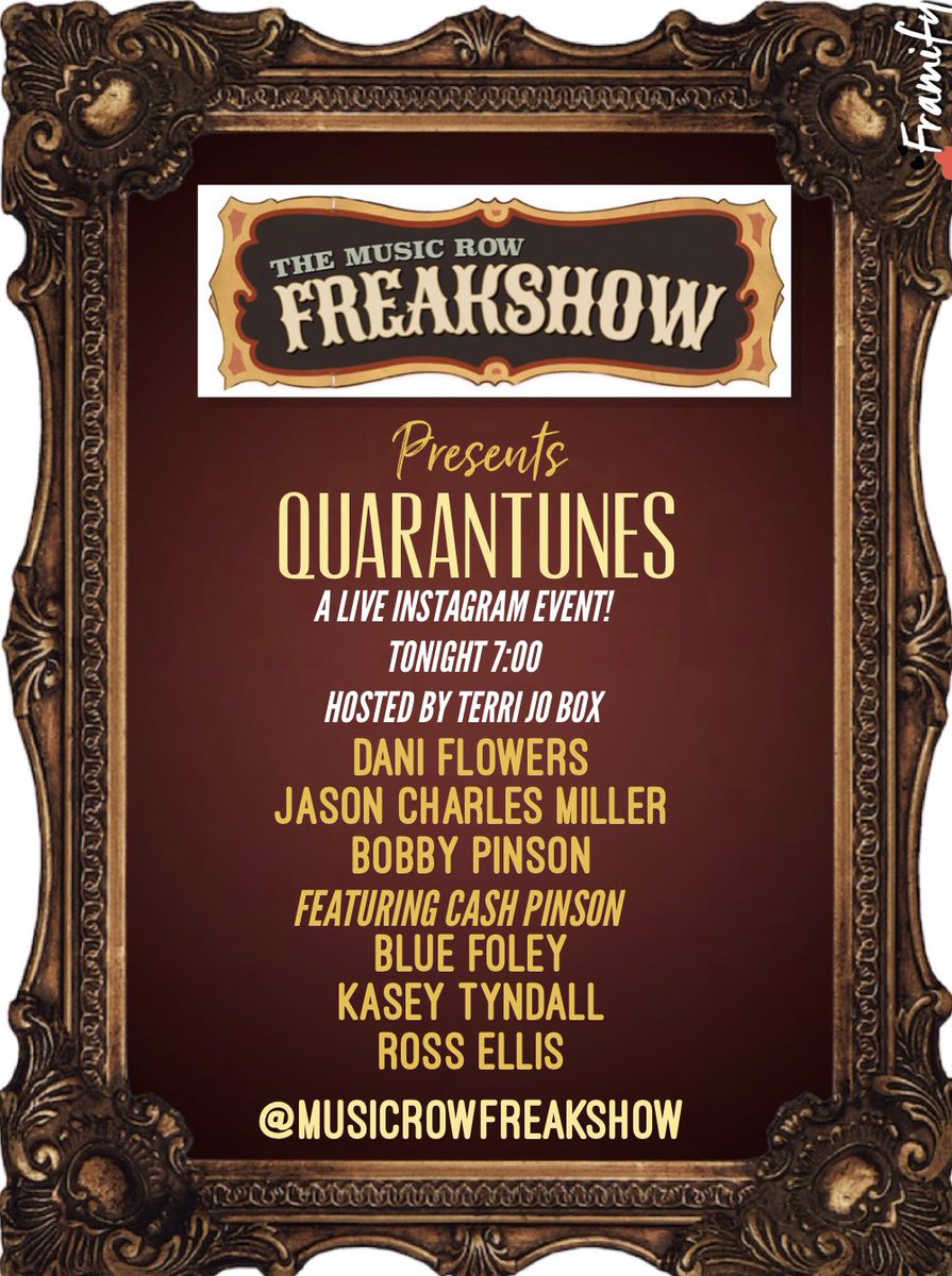 ... and we added <a href="/rossellismusic/">Ross Ellis</a> !!! See y’all at 7:00 <a href="/jasoncmiller/">Jason Charles Miller</a> <a href="/pinsonbobby/">Bobby Pinson</a> <a href="/Bluefoley/">Blue Foley</a> <a href="/KaseyTyndall/">Kasey Tyndall</a>