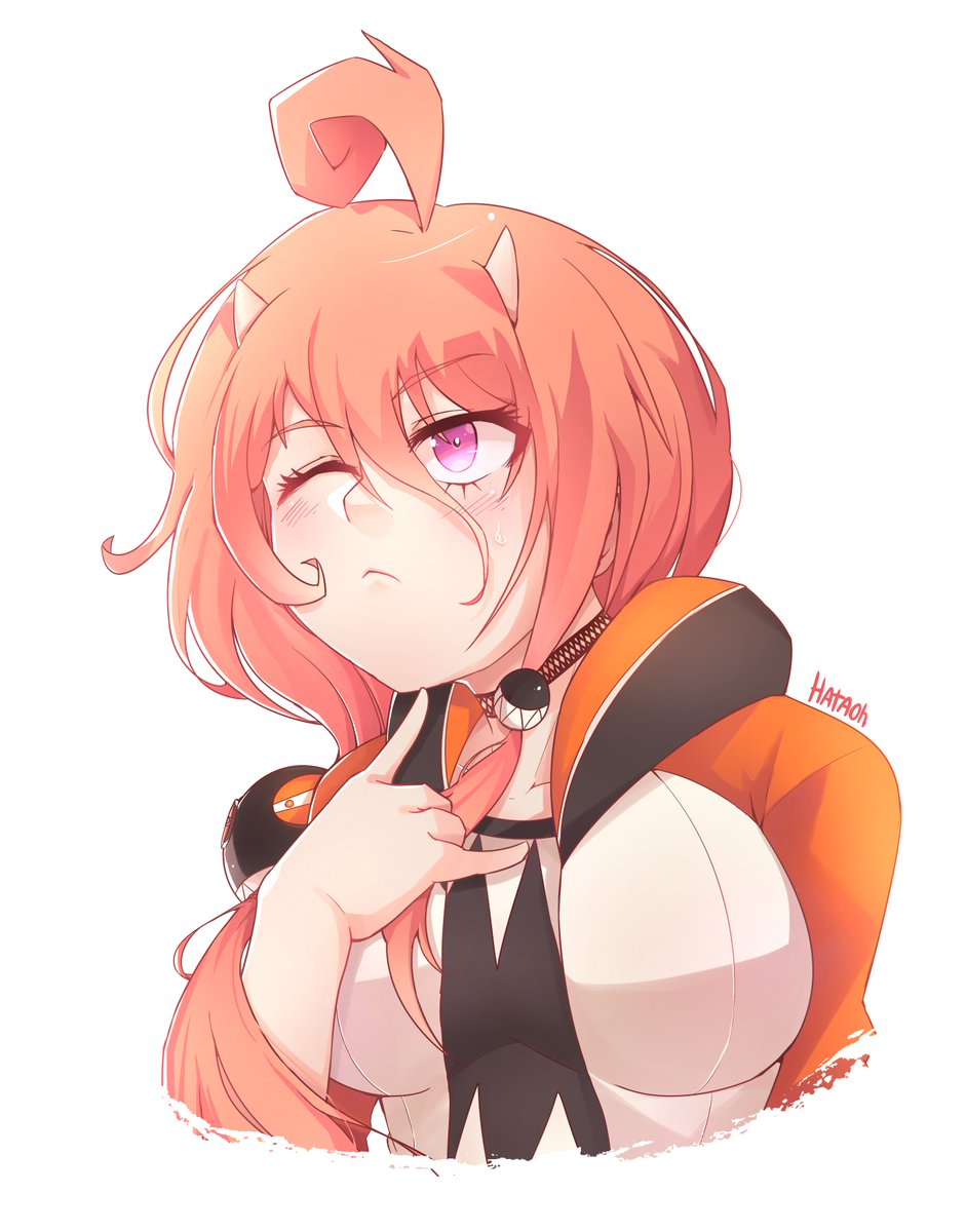 Haaataoh's tweet photo. Another drawing of the previous character ^^ https://t.co/i9pjBZfeUu