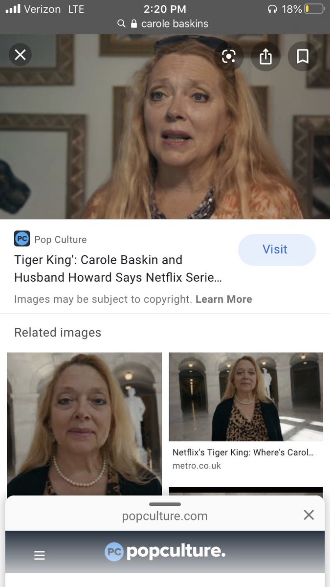 Carole Baskins is from La Plata if it wasn’t obvious already. She loves her town and doesn’t go to Waldorf because she feels it isn’t “safe”. Will call the cops on you in a minute!