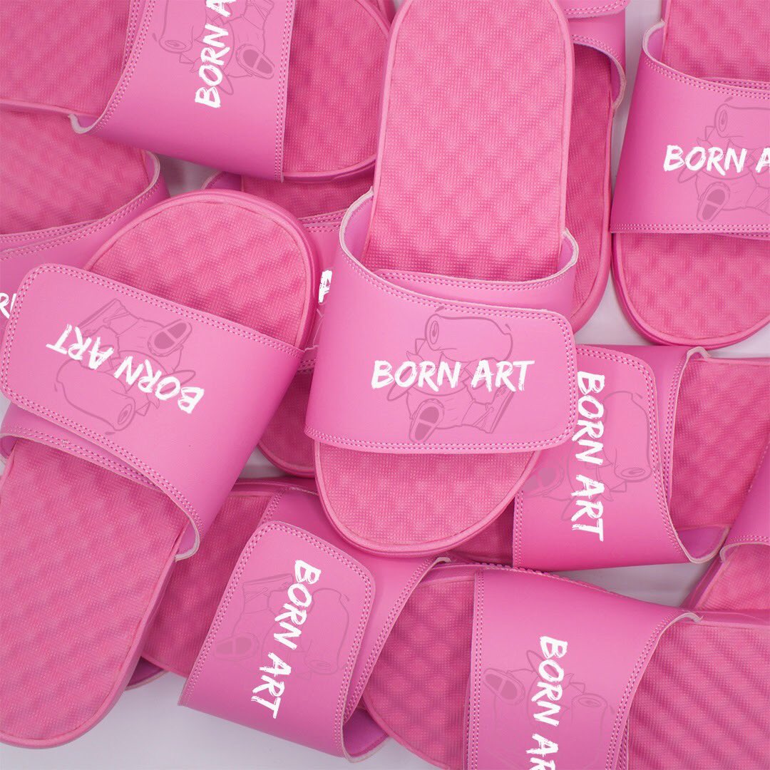 My exclusive design collab with <a href="/ISlideUSA/">ISlide</a> is officially out! Be stylish and comfy at home with my #BornArt slides. A portion of every slide purchased will go to <a href="/projectbread/">Project Bread</a> crisis relief. show me that u got a pair so I can send you luv! islideusa.com/collections/tr…