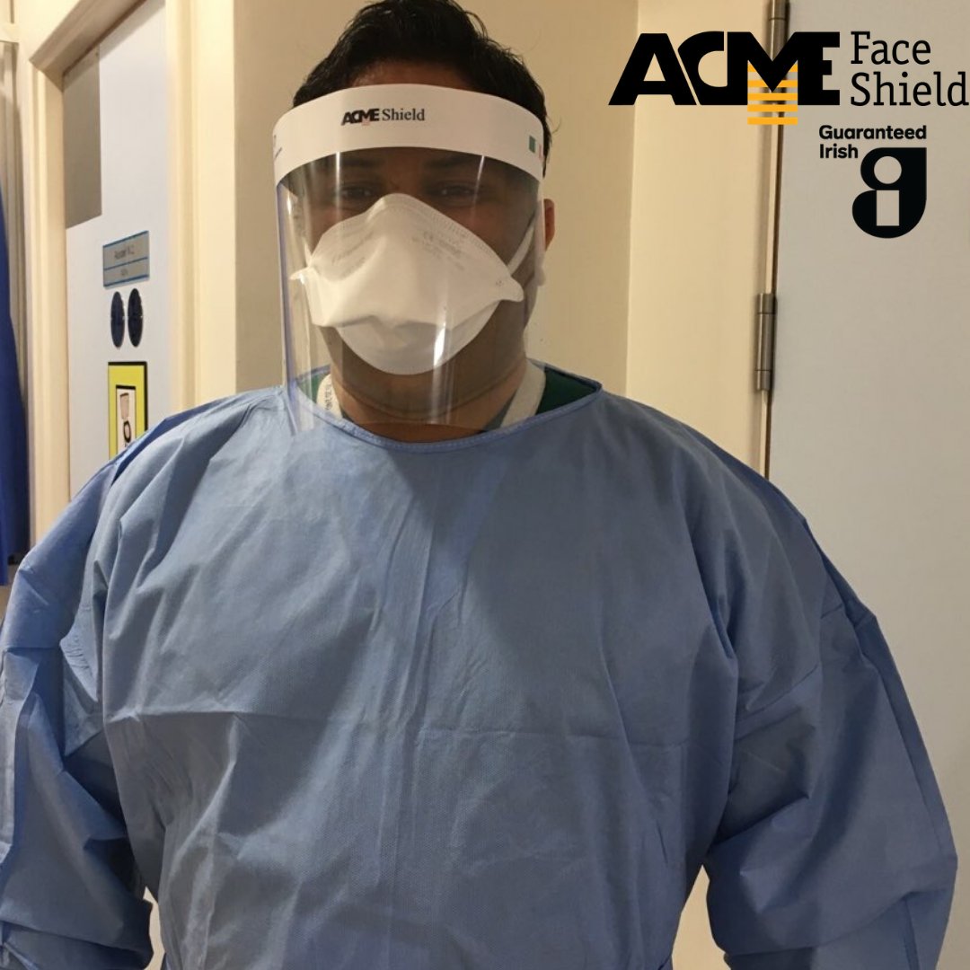 AcmeBlinds_Irl's tweet photo. Medical staff around Ireland wearing their Irish made PPE today.  email enquiries@acmeblinds.com to order.   #guaranteedirish #staysafe https://t.co/SzuH7EwXCN