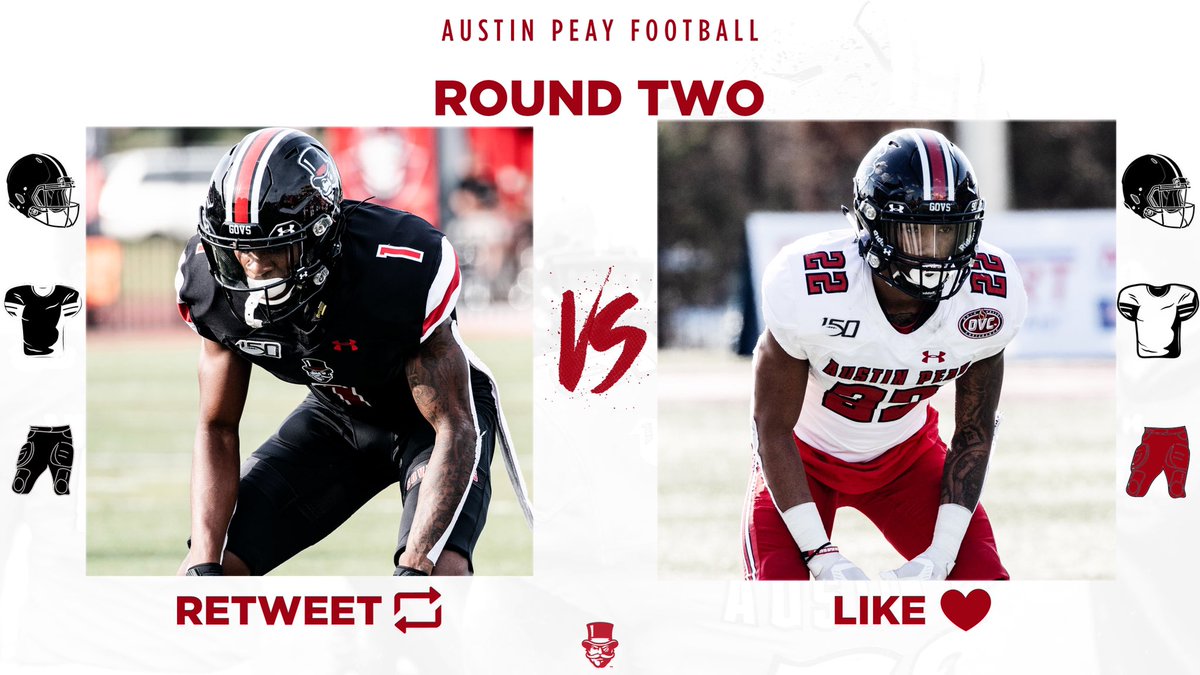 GovsFB's tweet photo. ROUND 2
MATCH-UP 2

                 ⚫️                         ⚫️
                 ⚫️          vs.          ⚪️
                 ⚫️                         🔴
           RETWEET                 LIKE

#CutDifferent https://t.co/YczZwI3Lb8