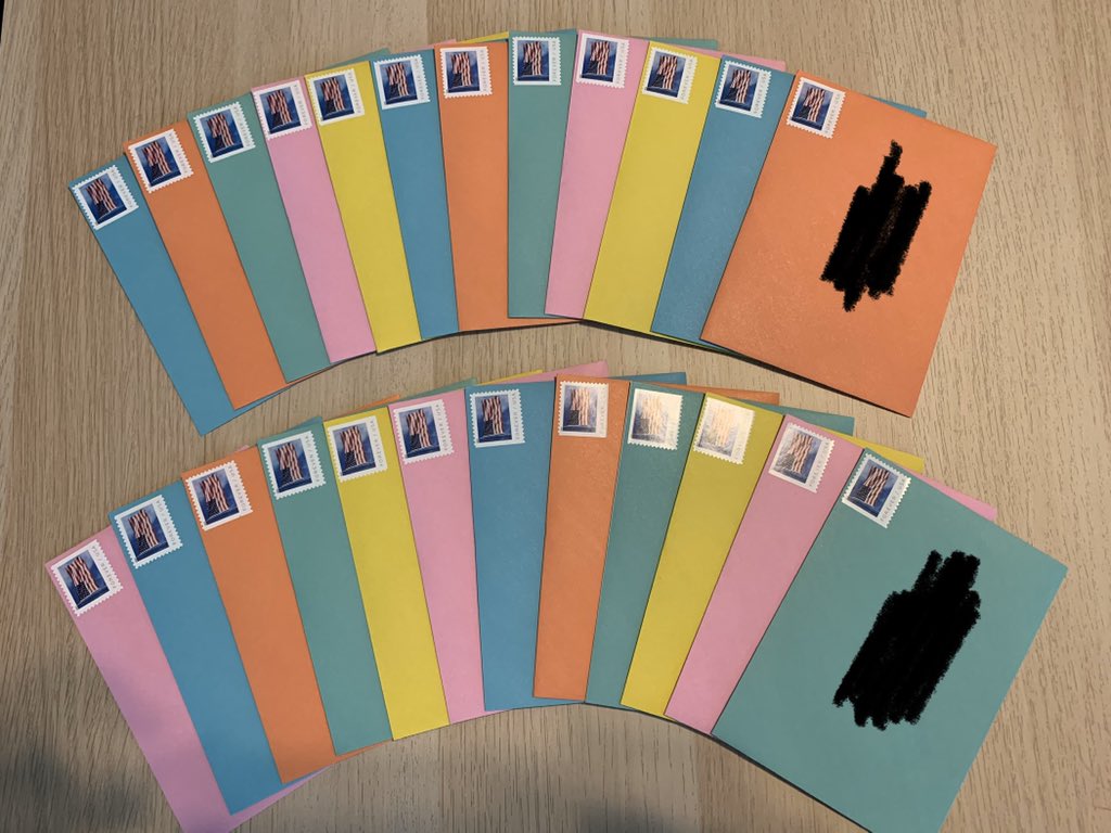 Next batch of letters to my students is ready to be mailed!! <a href="/4thgradesampson/">Sampson4thGrade</a> <a href="/SampsonElem/">Sampson Elementary</a>