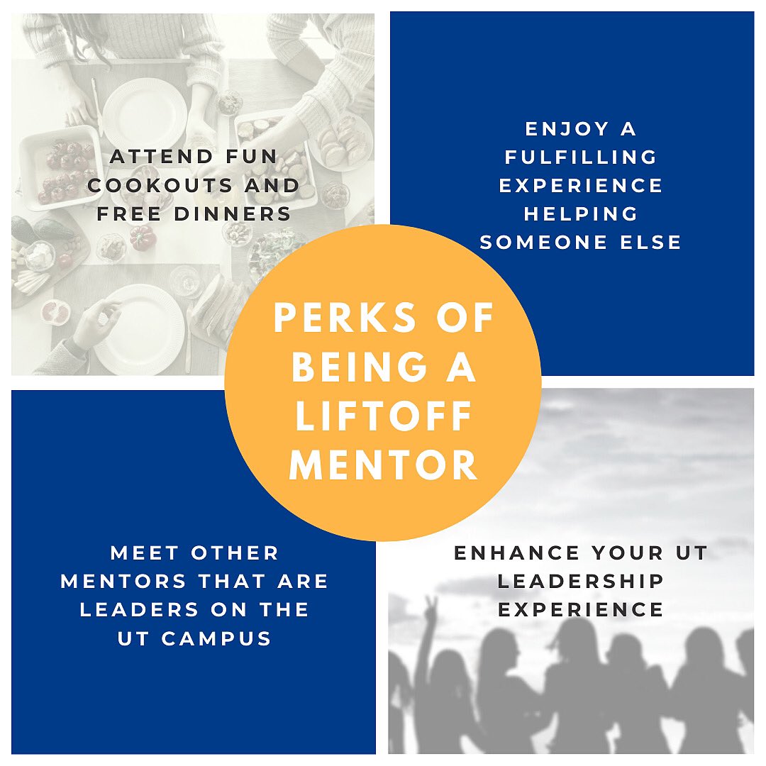 What would I get from becoming a LiftOff UT Mentor?🤔 Another GREAT question! Here are a few perks you would enjoy if you apply using the link so conveniently located in our bio🤩🚀 Our apps are due 4/25/2020 at 11:59pm!