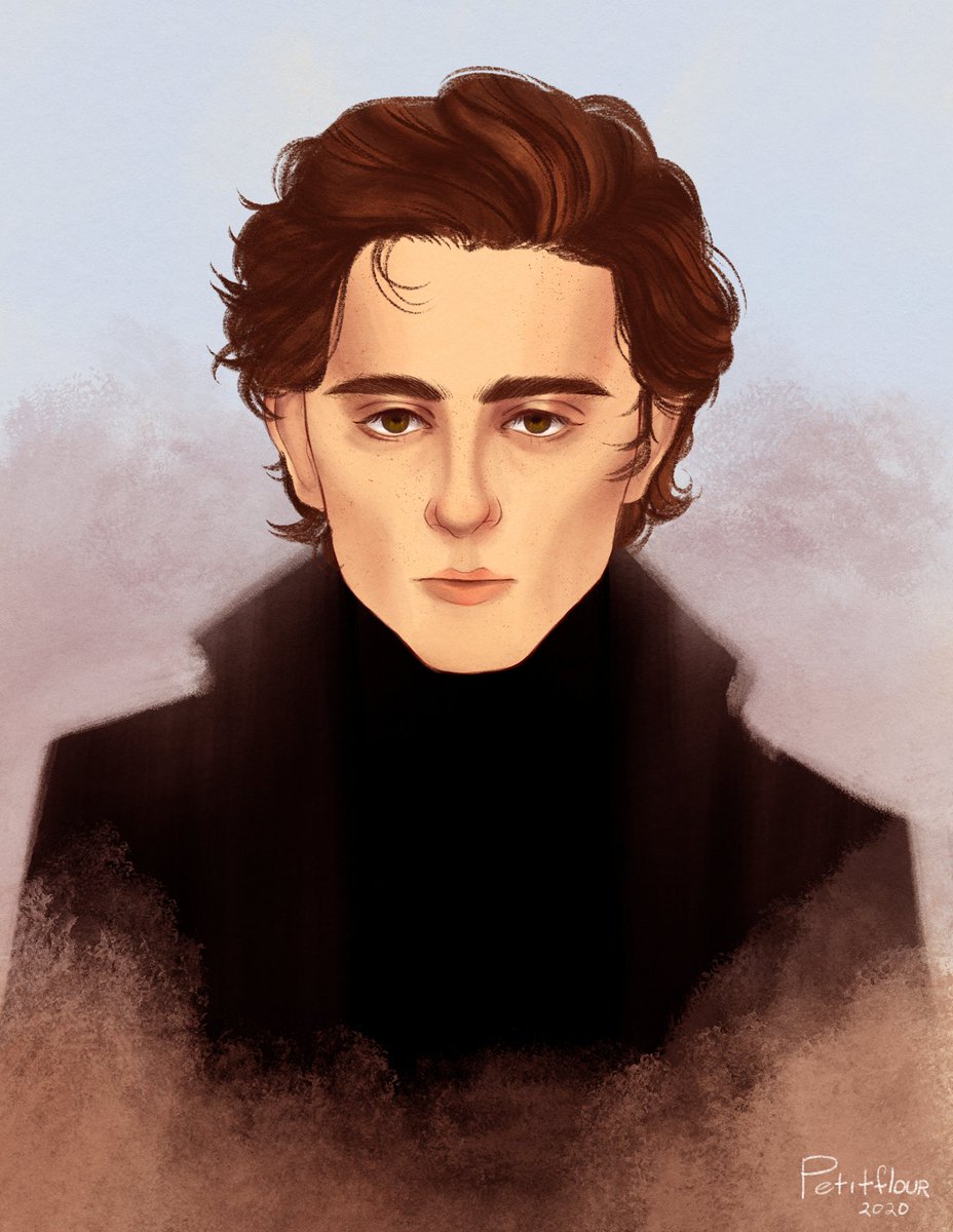 PetitflourArt's tweet photo. Timothée Chalamet as Paul Atreides in Dune (2020)

#Dune #artph https://t.co/4W9UFUZX5s