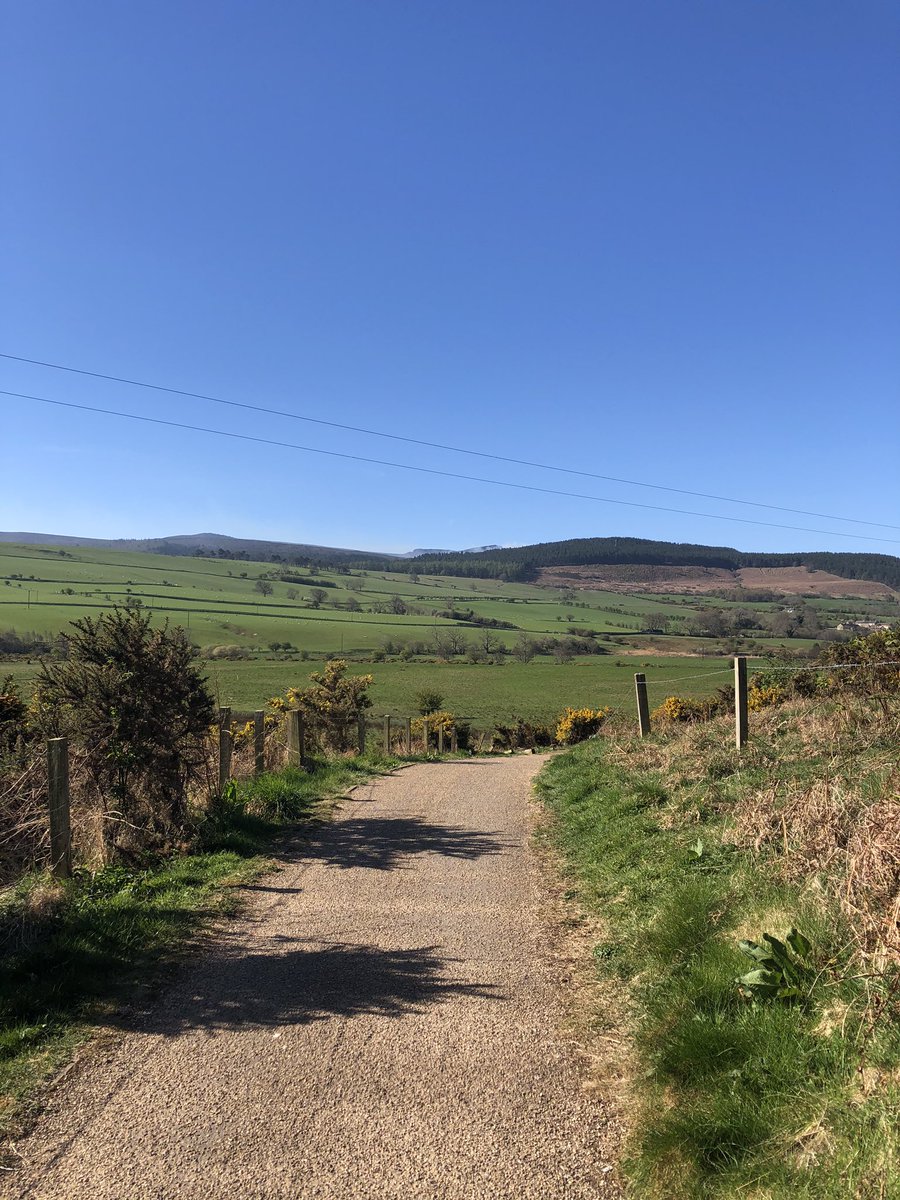 Simonside Hills, hoping the fire is truly out now. Lucky to@have this place on my doorstep- favourite place for walks. #northumberland