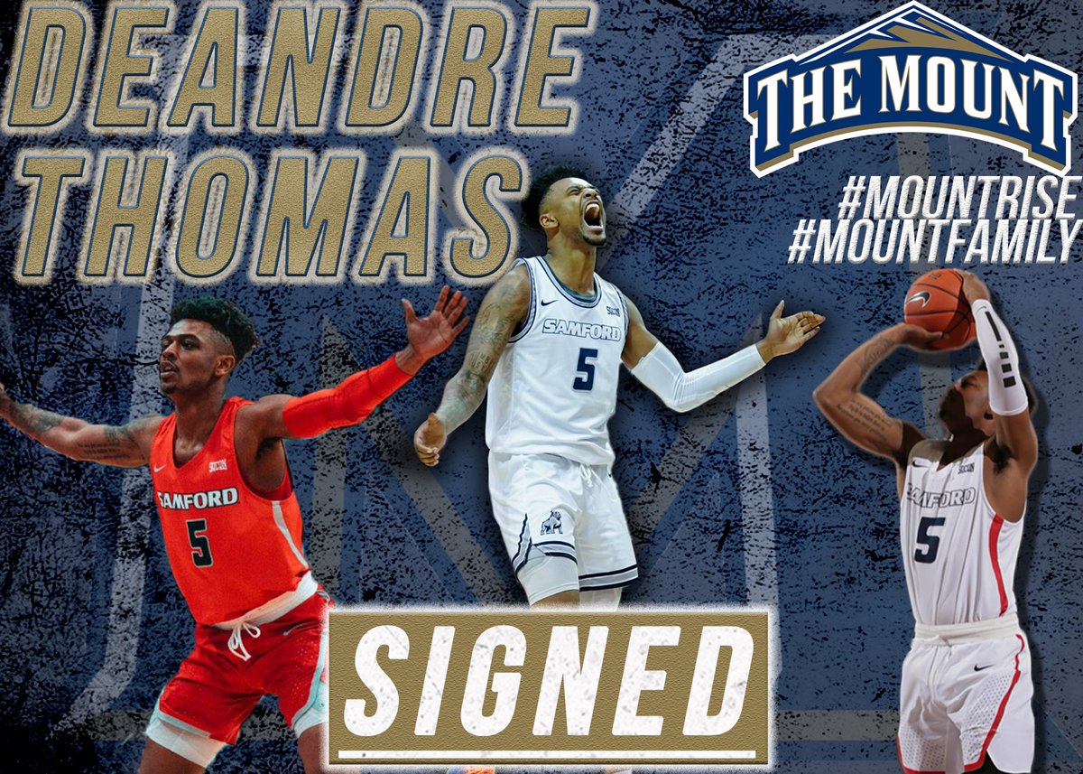 MountHoops's tweet photo. #SIGNED
#MountFam please help us welcoming Deandre Thomas (@DreGThomas) to our basketball family! #MountRising https://t.co/YZgzjSGMUt