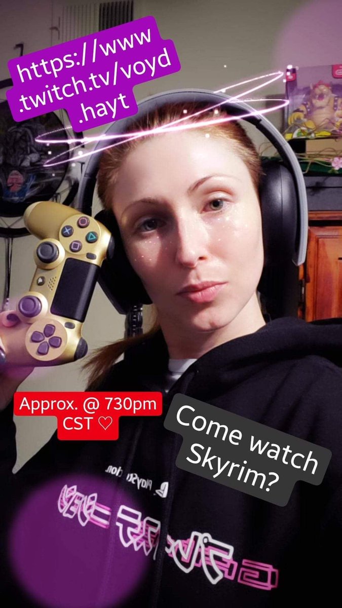 Streaming on Tuesdays and Wednesdays now! Come chill with me please... its the only socializing I get these days 😅 twitch.tv/voyd.hayt
#Streamer #Streaming #Twitch #Gamer #GothGamer #GamerGoth #GamerGirl #Skyrim #ElderScrolls #PS4 #SocialDistancing #LonelyGirl #Goth #Style
