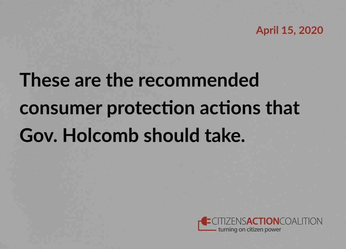 We call on  @GovHolcomb to immediately establish a  #Utility Affordability Task Force with the goal ofensuring all  #Hoosiers have uninterrupted access to essential utility services and are able to remaincomfortably and safely in our own homes.  #EnergyTwitter  #INGov  #INLegis