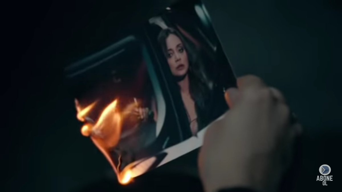 Once he saw Her picture for the second time he remembered the feelings he sensed when she touched him,for him burning Her picture is like killing the feelings he felt for her,he couldnt allow himself To Fall for her,she is the ennemy and he needs To kill her  #cukur  #EfYam +++