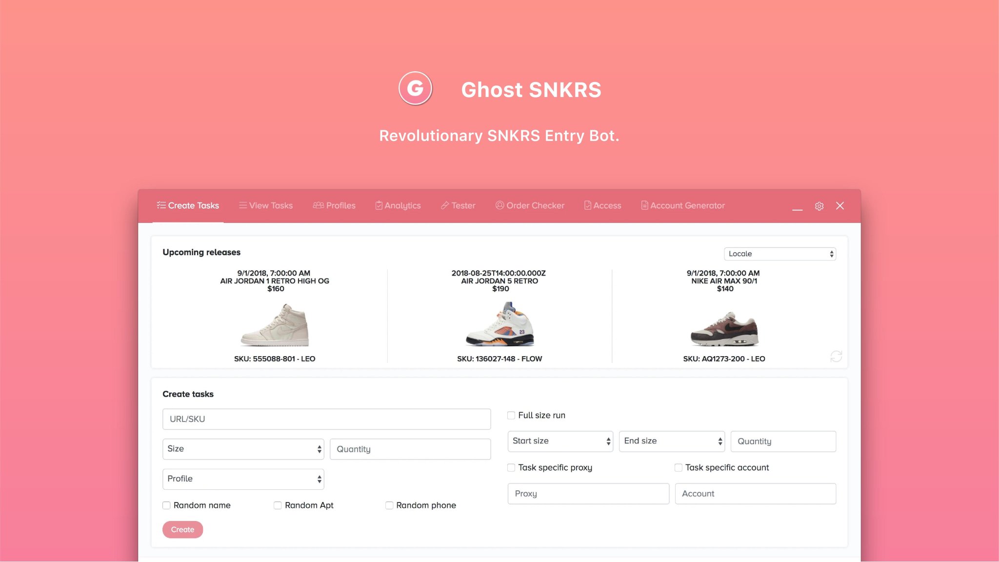 ghost sneaker bot