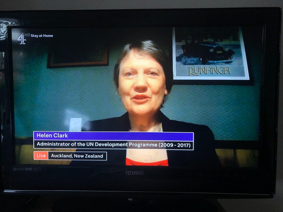 On Channel 4 News UK Wednesday 15 April 2020