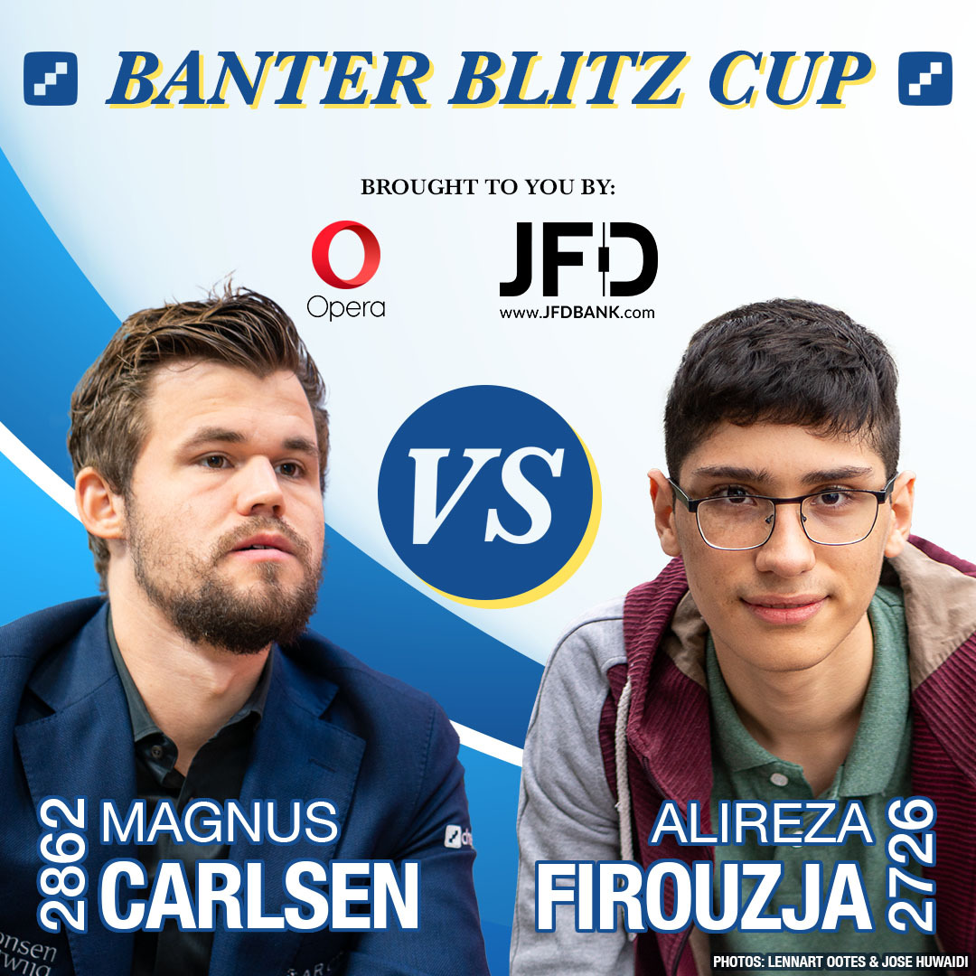 Firouzja beats Carlsen in the Banter Blitz Cup final