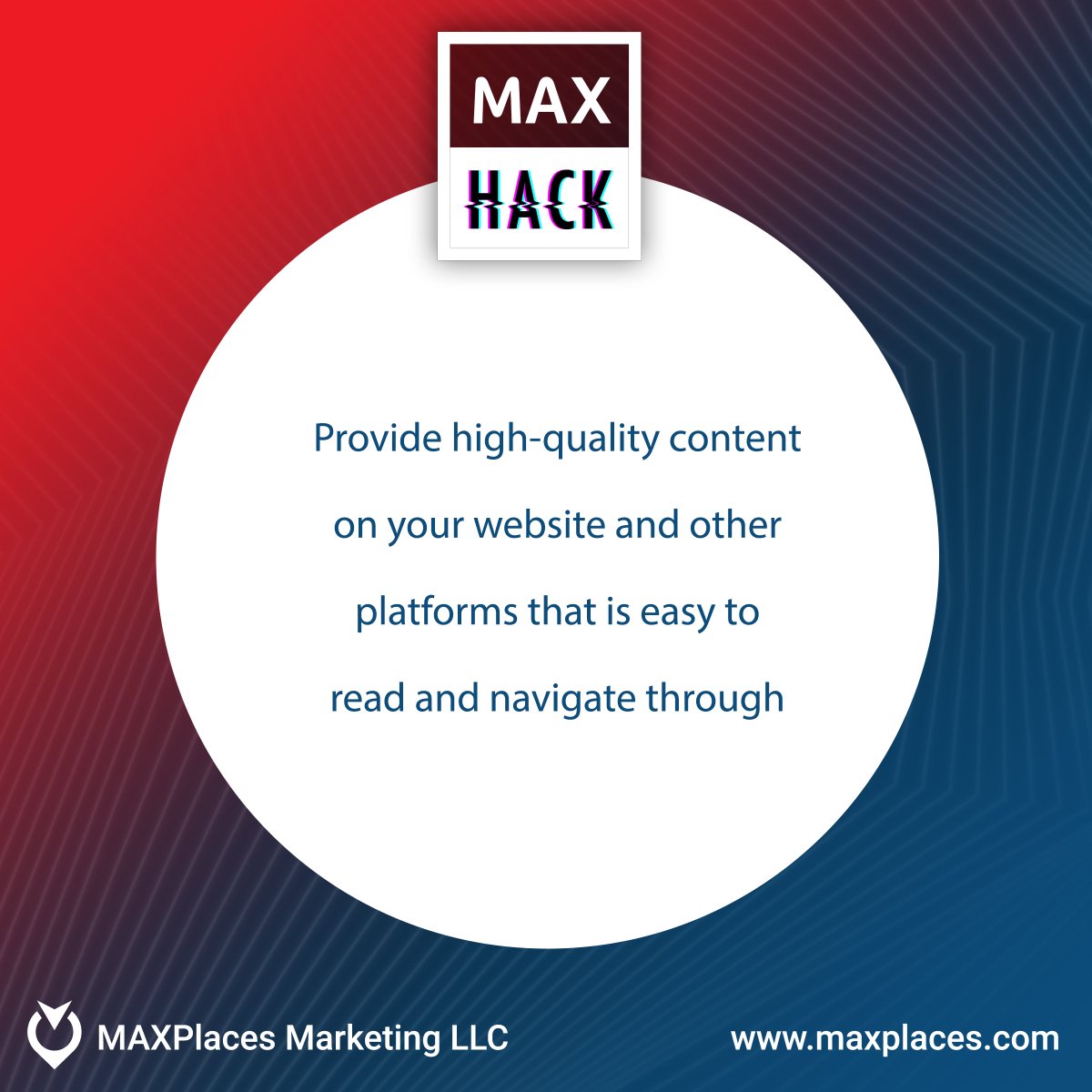 MAXPlaces's tweet image. The value of the content on your site can be reason a visitor becomes or remains a customer 💭📝

#MAXHacks #SEO #SEOtips #onlinemarketing #searchenginemarketing #onlinebusiness #mobile #SEM #Google #marketingtips #businessstrategy #searchengineoptimization #contentmarketing