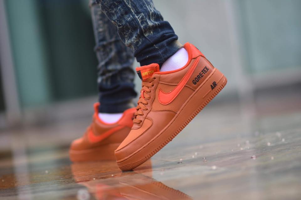 gore tex af1 orange