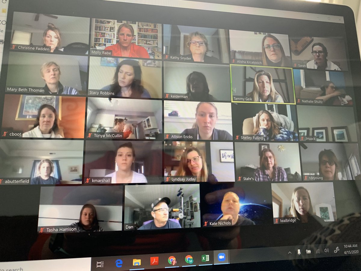 MollyRay123's tweet image. Staff Meeting this morning. 😀Almost 100%!! #GLCS