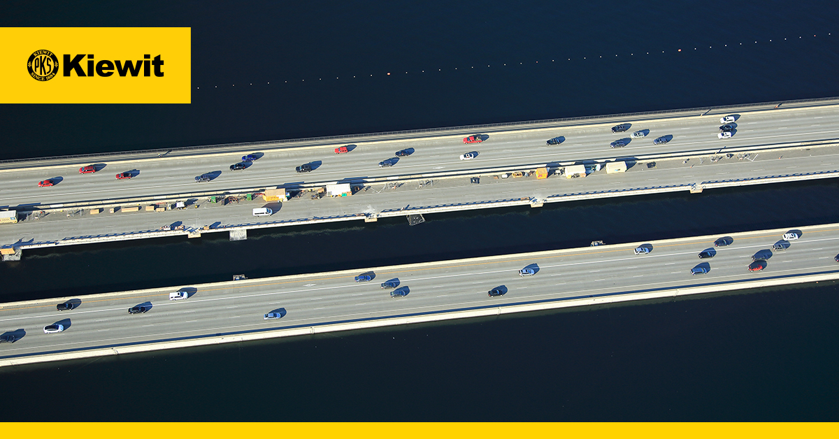 kiewit's tweet photo. At 3,600 feet, the post-tensioning strands installed to prepare the I-90 bridge across Lake Washington for light rail, will be the longest continuous tendons in the world: https://t.co/HZeMU4t0aX.

#Kiewit #Construction #Engineering #Bridges https://t.co/JjpVMdkl4i