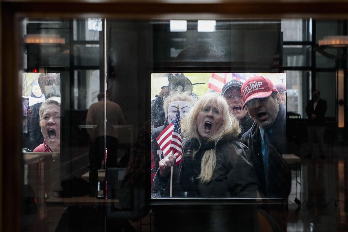 Will be forever haunted by this image of protestors in Ohio demanding the governor open businesses back up