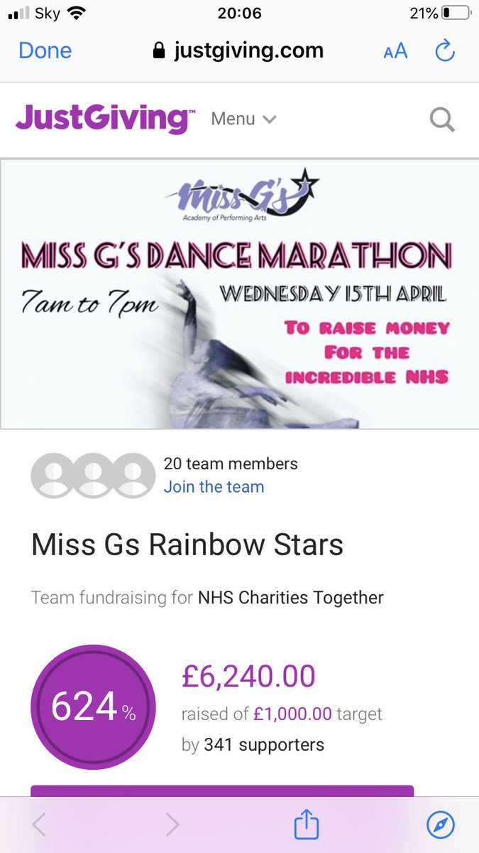 Carrie_Wootten's tweet image. Huge thanks to everyone who has supported @MissGsDance today - an incredible £6,240 raised for the NHS.

Well done to Georgina, the Rainbow Dancers &amp;amp; Teachers - just amazing! 

💙🌈💙🌈💙

@richie_anderson @ZoeTheBall @BBCRadio2 @BBCCambs