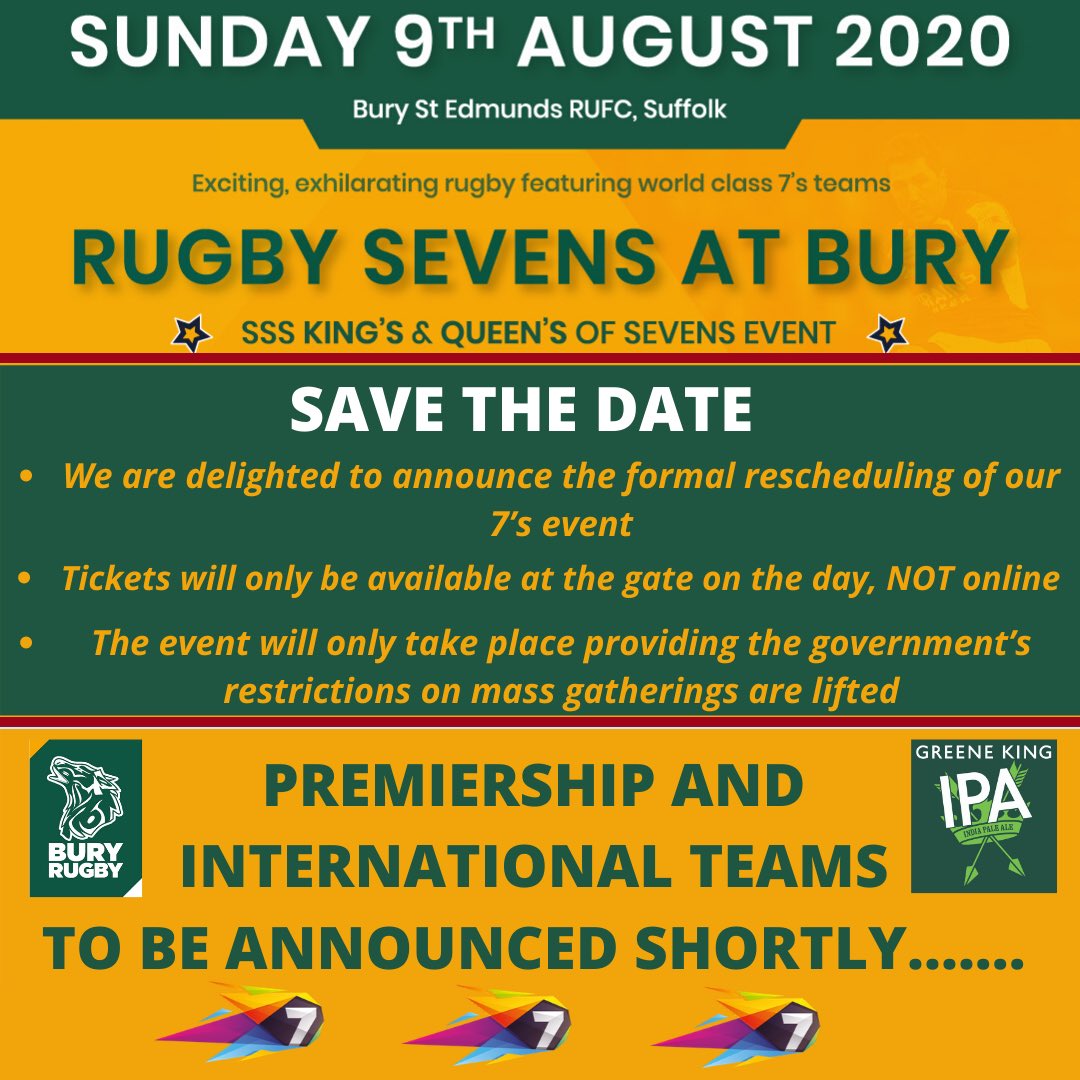 Rugby 7’s Revamped!! #rugby #rugbysevens #onedayevent #bserugby #savethedate
