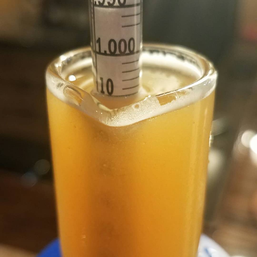 shortcircuitbru's tweet photo. The #unitybrewday West Coast IPA is done?!? That S04 ain't messin' around!! Digging the color for sure!! Debating on dry hopping. I think I may try the post coldcrash dry hop again. Tastes like a west coast IPA..
#westcoastipa #ipa #leftcoastipa https://t.co/A40AjaylZT