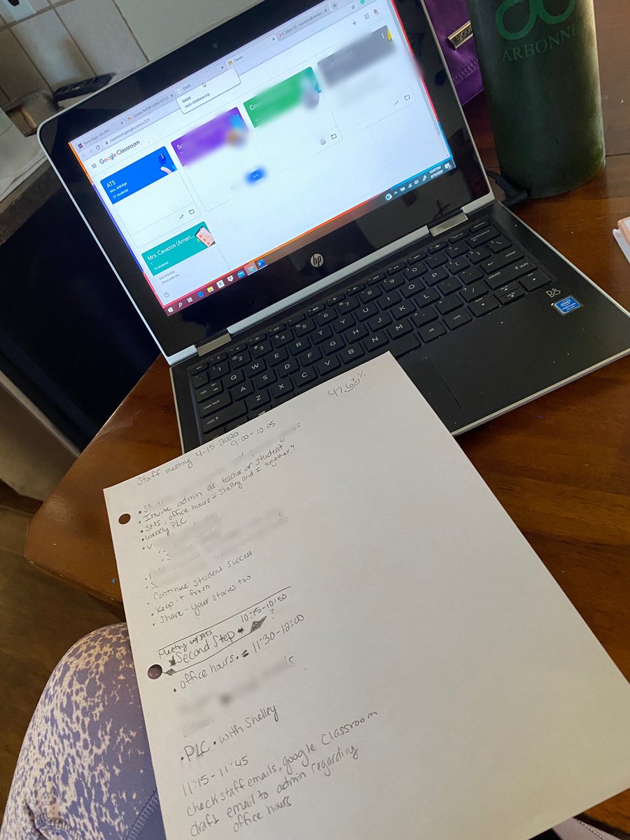 CassiCavazos's tweet photo. My morning, and I wouldnโt have it any other way. Ok I would, but this will do for now! Love thinking of ways to better improve it kiddos and their daily takeaway #WednesdayVibes #SMSstaffmeeting #standardstrong #standardwarriors #CavazosandAlldredgecollab #missingourkiddos https://t.co/0shD4wWX3y