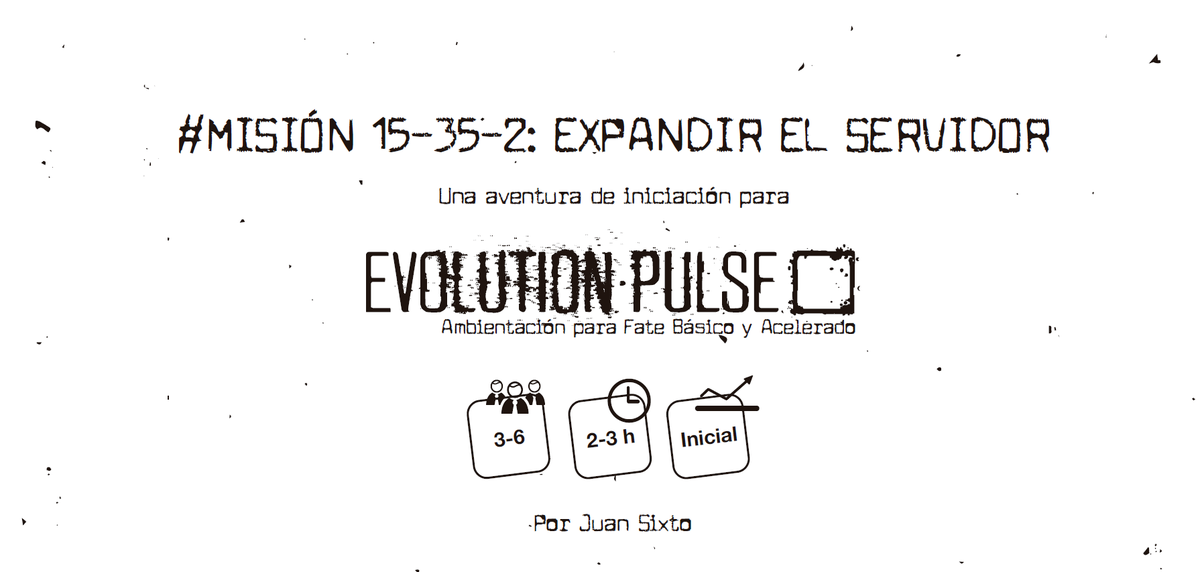 Nosolorol's tweet photo. La misión 15-35-2 es solo la punta de un iceberg de oscuras revelaciones y acción frenética. Bienvenido a #EvolutionPulse. La añadimos al pack de #AventurasDigitales
🎲 https://t.co/BVKY9wwBxs
#Rol #MuchoRol #YoVisitoOtrosMundos #YoMeQuedoEnCasa #YoMeQuedoEnCasaJugandoRol https://t.co/rwQcwxZBVK