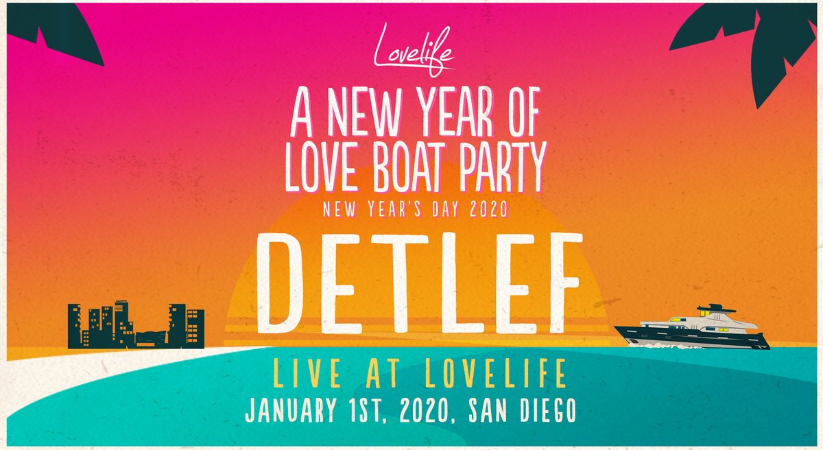 [LIVE MIX] Detlef orchestrated a fun, high energy set as Lovelife's NYD boat party sailed past #SanDiego's crisp downtown skyline 🔥 bit.ly/3cpTtbD 🔥 #TechHouse #LovelifeParty