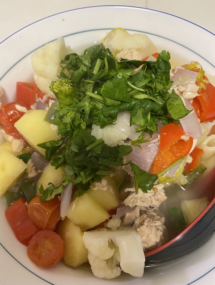 Kwan907's tweet photo. One of my favorite veggie soup I make ๐ #CookingWithEmpire
#TeamEmpireNYC
#NYNJStateOfMind @LillardDerick @Danny_Perez_01 @judy_cavalieri https://t.co/AuROVVxdDr