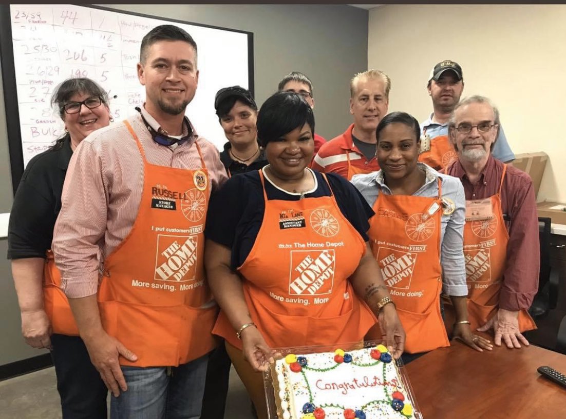 On this day last year, I was promoted to assistant manager at the Tucker Home Depot. I’ve learned sooo much in a year and has grown tremendously as a leader!! Happy 1 year anniversary as an assistant manager to me!!! <a href="/carlabrownTHD/">Carla Brown</a> <a href="/jhiltonthd/">Janet Hilton</a>  <a href="/RussellKMann/">Russell Mann</a>
