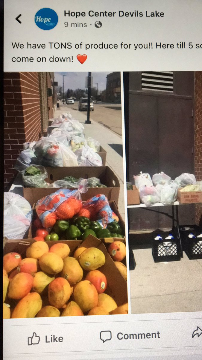 ComOptTifani's tweet photo. Hope center is stocked on produce! @ComOptND #alwaysadvocating https://t.co/soPwYkj6Hp