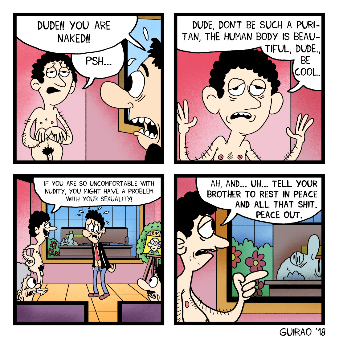 Naked dude.