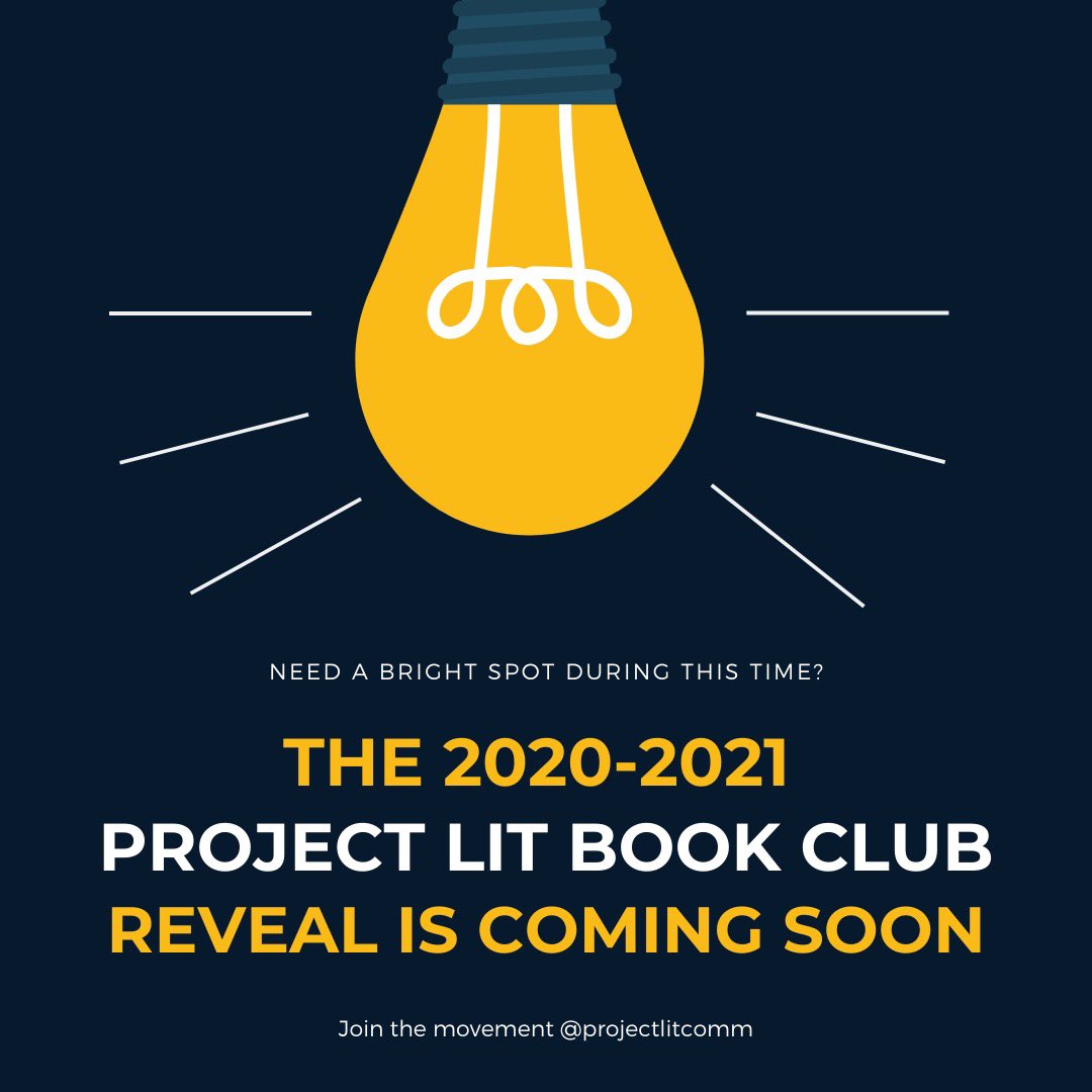 Coming soon!   #ProjectLITBookClub