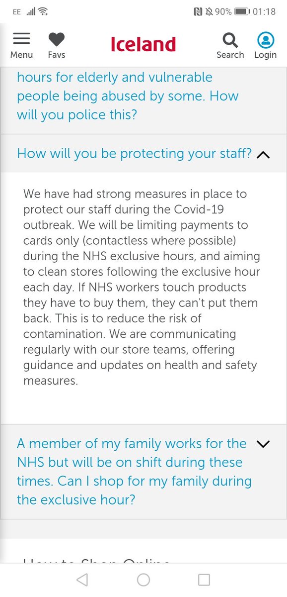 iainhay82's tweet photo. That's Iceland added to the 'list of arseholes'.
"If NHS workers touch products they have to buy them"
Fucking hell. NHS staff, one of whom I live with, are under strict sanitisation protocols which make them cleaner than your average shopper. 

This is deplorable. #fuckIceland https://t.co/PncRySh8Gr