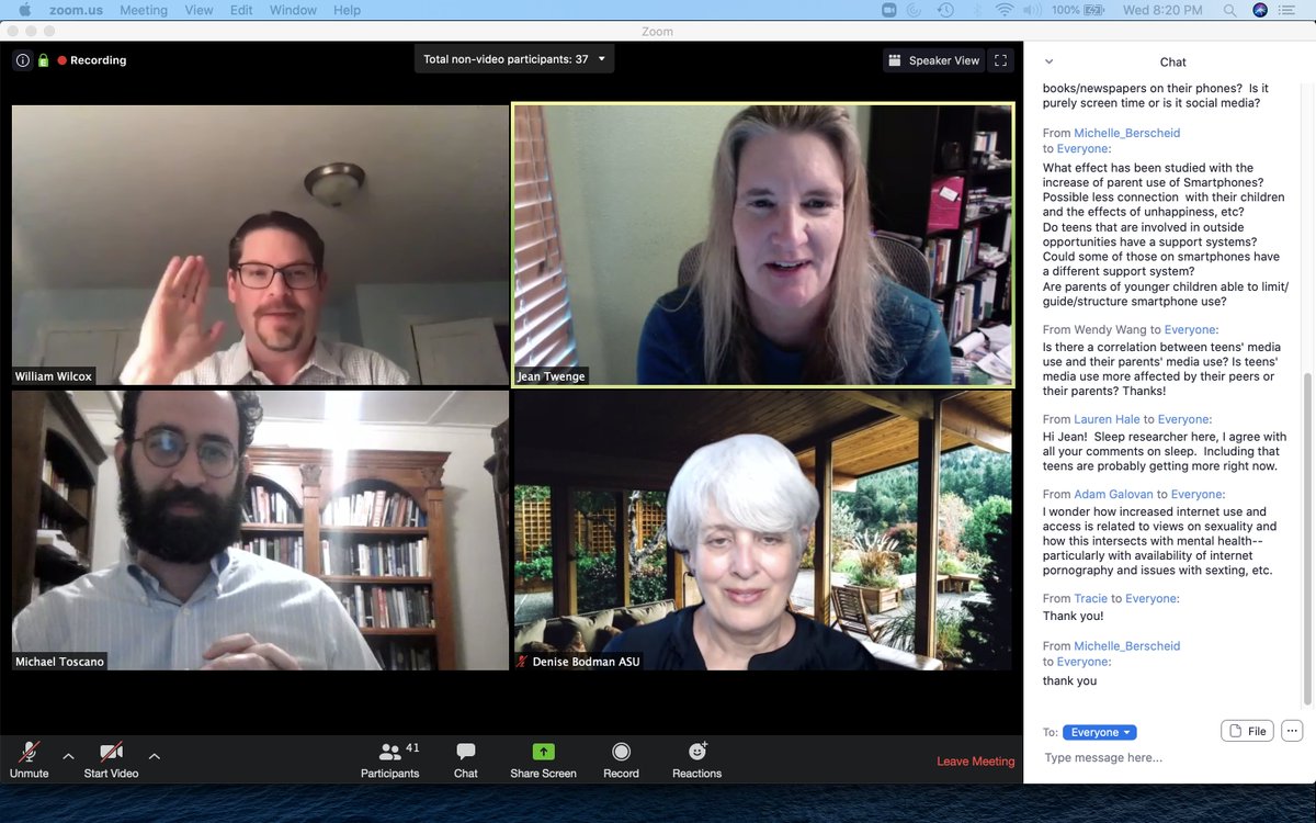 Michael Toscano, Institute for Family Studies, closing us out with: "Jean, we love everything you do."