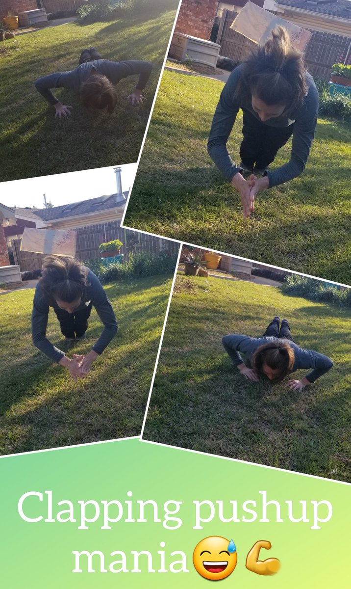 Today was my 3rd grader, Ace's turn to create a workout. So I've learned...I'm old😄 Nobody took a picture of me about to pass out at the end, but check out my commanded 35 clap pushups! That's just scratching the surface.🥵😓💪
#GFEgetactive