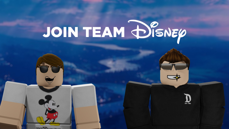 You can now apply to officially join Team Disney! 

Applications can be found here, good luck! roblox.com/games/49039754…