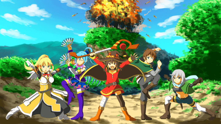 sepyes's tweet photo. @ladazaa Kono Subarashii Sekai ni Shukufuku wo!. Genre: Adventure, Comedy, Fantasy,Magic, Parody, Supernatural. Kazuma siswa SMA yg dihidupkan seorang dewi namanya Aqua, bereinkarnasi dunia fantasi nyata ditugaskan utk mengalahkan Raja Iblis. (10/10) https://t.co/yjceZ3JHhX