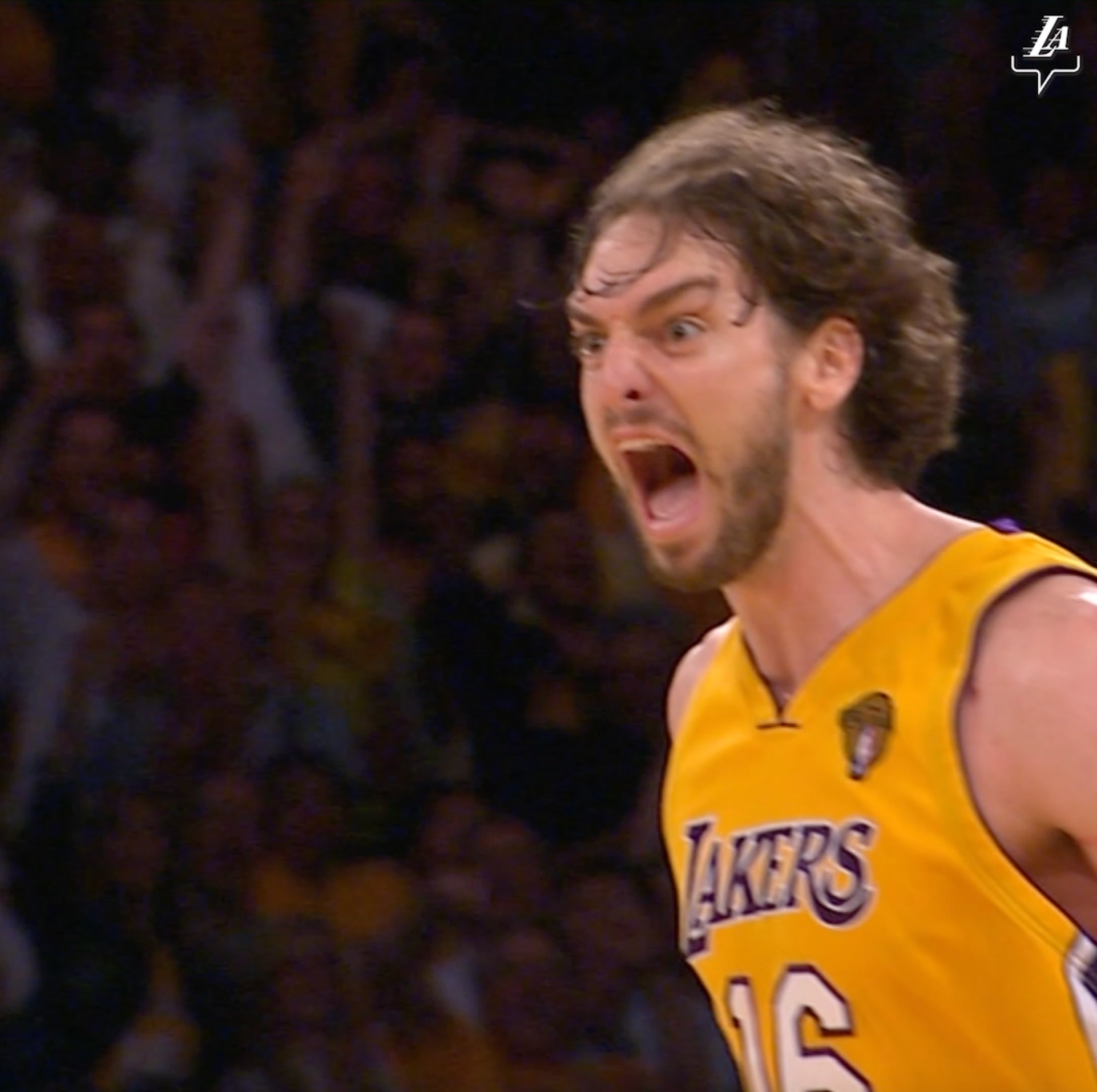 Happy birthday to Pau Gasol. An underrated beast. I will never forget this moment against the Celtics in game 7. 
