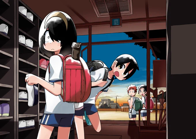 「ギャルと恐竜」のトミムラコタ先生(@cota0572)にバトンいただきました～。
次の人を一方的に指名できるらしいです、スルーOKだそうな。
@aichidoughnut 
@niijimaakiichi 
@noumisozoo
@syunsuke1009
よろしゃす～
#絵描き繫がれ 