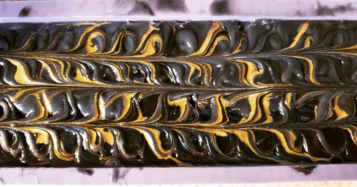 SeaHerbalist's tweet photo. Wet soap wednesday! Just finished up manly soap. I'll let it setup over night before cutting and stamping it tomorrow. Isn't the charcoal and gold mica so pretty together?ππ€©
#innersunherbals #innersunsoap #manlysoap #menssoap #wetsoapwednesday #wip #shopsmall #etsyseller https://t.co/B0JGpl3Yjj