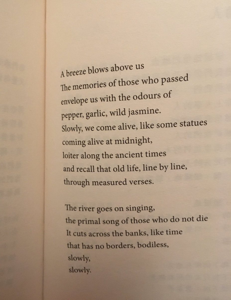 Those Who Pass 
#ksatchidanandan 

‘A breeze blows above us
The memories of those who passed
envelope us with the odours of 
pepper, garlic, wild jasmine.’ 

#Howtogotothetaotemple (Chinese University if Hong Kong, 2019 Ed - translator not named). #malayalam