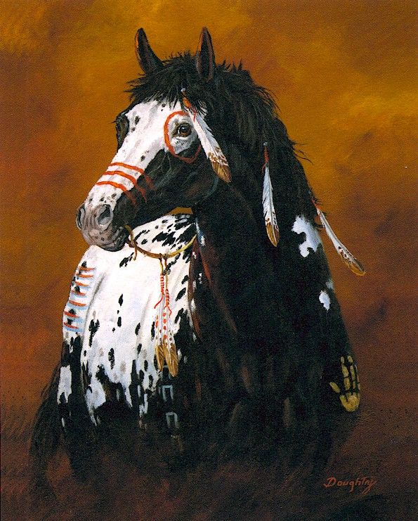 The phrase "Indian paint" conjures up some western romanticism. Cowboys loved paints. Native Americans might also actually paint horses decoratively. Those too might be called paints.