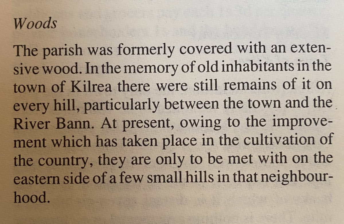 could the woodbank be marking the boundary of a much older wood, now lost? the area was certainly well wooded pre-1800s, as this parish memoir written in the 1830s attests. Movanagher Castle was also only a few hundred metres away- did its occupants manage the lost wood?
