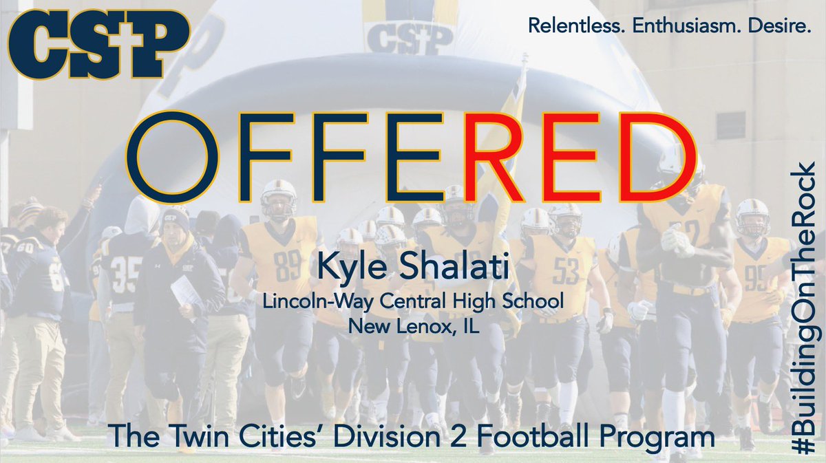 KyleShalati's tweet photo. After a great conversation with @CoachCurrierCSP  I am extremely excited and grateful to be offered from CSP!!  
#BuildingOnTheRock
@LWCFootball @CSPBearsFB https://t.co/SZ7ufkBb86
