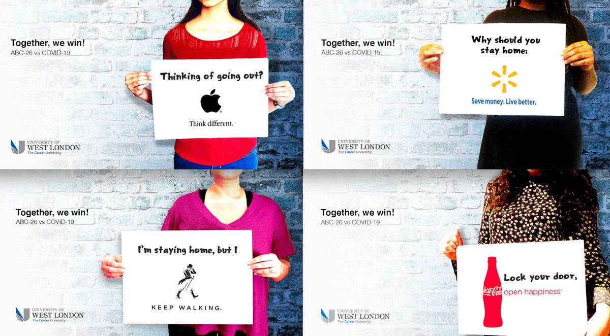 BrandDesignLead's tweet photo. This is how we kept MA ABC students engaged with the main topics of their course, developing their Photoshop skills and sense of belonging to the university and, mostly, for those apart from their families over Easter, focusing on something else but "Saudade".
#ABCvsCOVID #UWL https://t.co/zjZ4dQsSg8