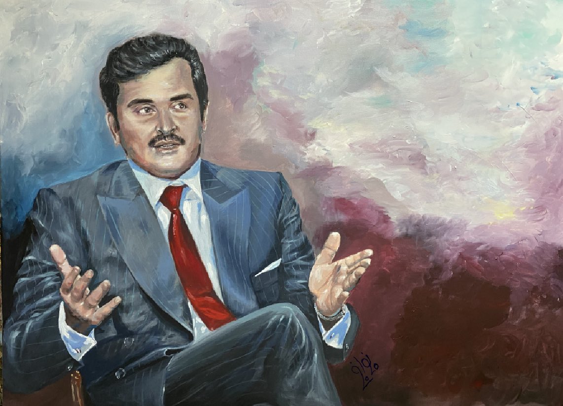 اهدي هذه اللوحة التي رسمت بألوان المحبة و الولاء إلى سيدي سمو الشيخ تميم بن حمد آل ثاني  حفظه الله 
<a href="/TamimBinHamad/">تميم بن حمد</a> 
<a href="/almayassahamad/">Al Mayassa Al Thani</a> 
<a href="/JoaanBinHamad/">جوعان بن حمد</a> 

15/4/2020
#والله_تسوى 
#خلك_في_البيت
#تميم_المجد