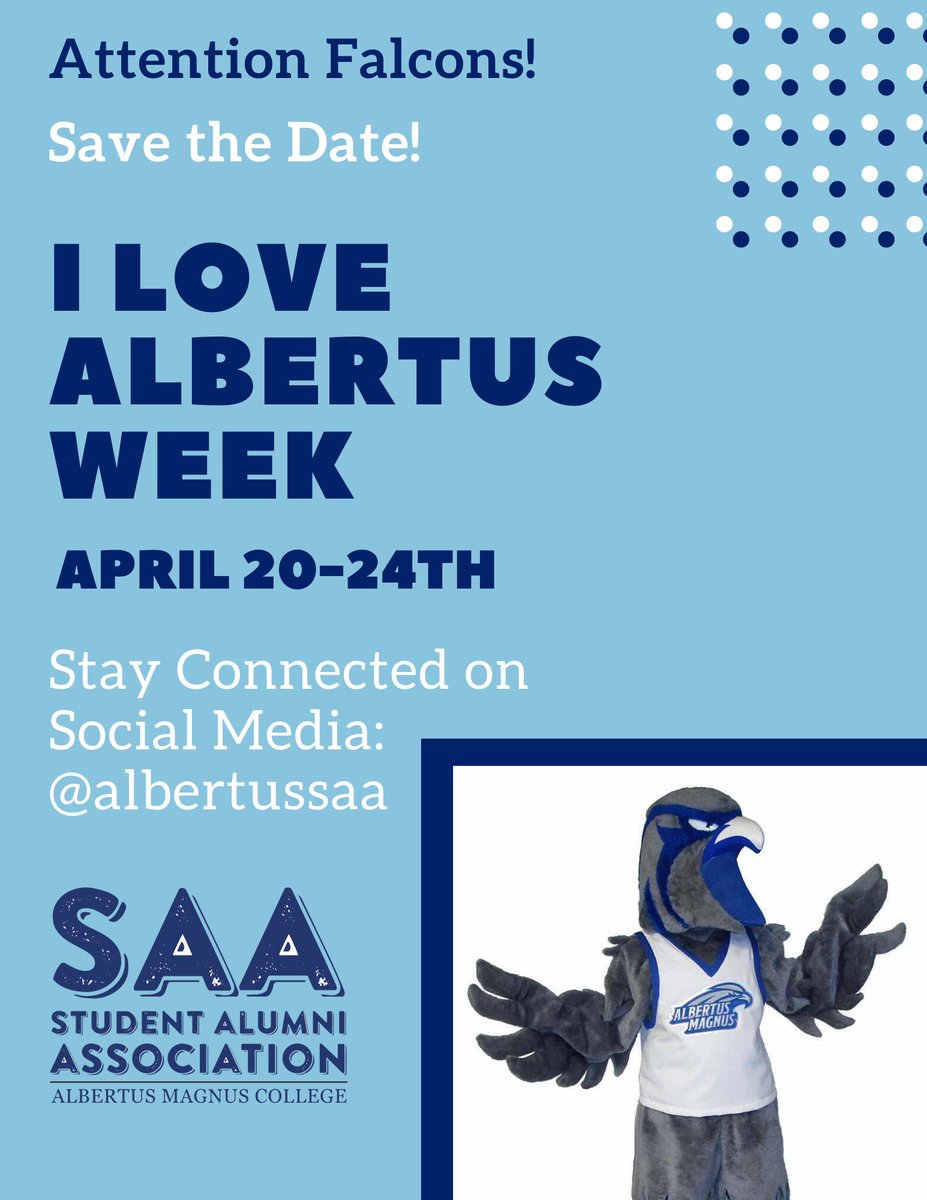 Stayed tuned for a series of virtual activities next week as we celebrate #ILoveAlbertus week!