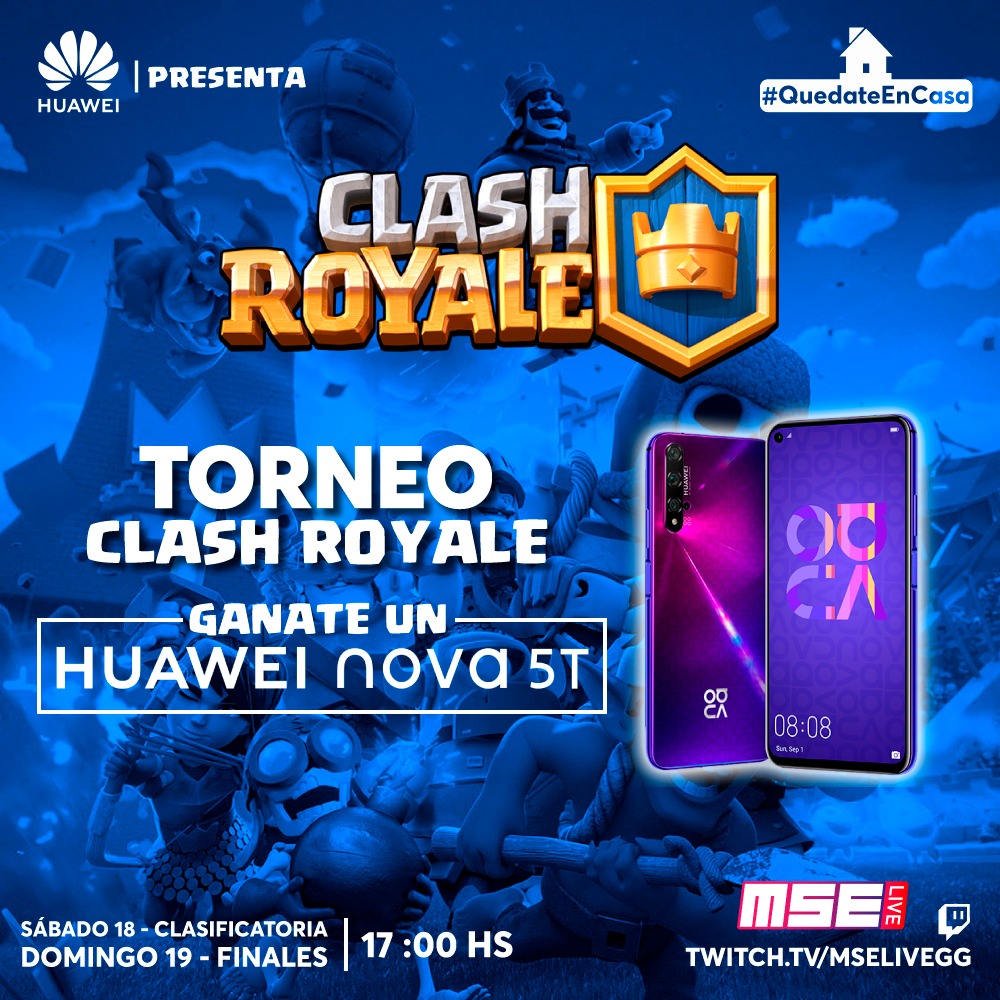 <a href="/huaweimobilepy/">Huawei Mobile PY</a> se une a la familia Wclick y queremos recibirlos de la mejor manera!
Con el Primer torneo Huawei de Mobile gaming!
Préndete a la transmisión en twitch.tv/mselivegg a las 17hs del sábado para participar de los torneos clasificatorios en vivo!