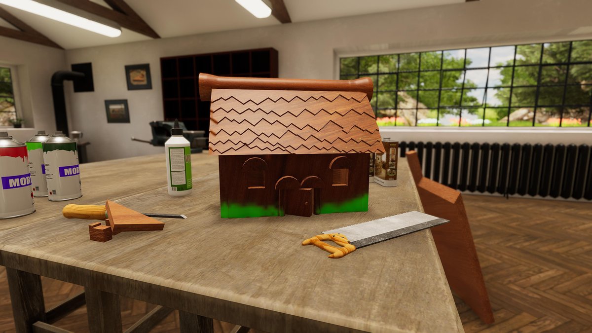 Un simulator pour bricoler des trucs en bois. C'est officiel, je ne pige plus rien. https://store.steampowered.com/app/510230/Woodwork_Simulator/